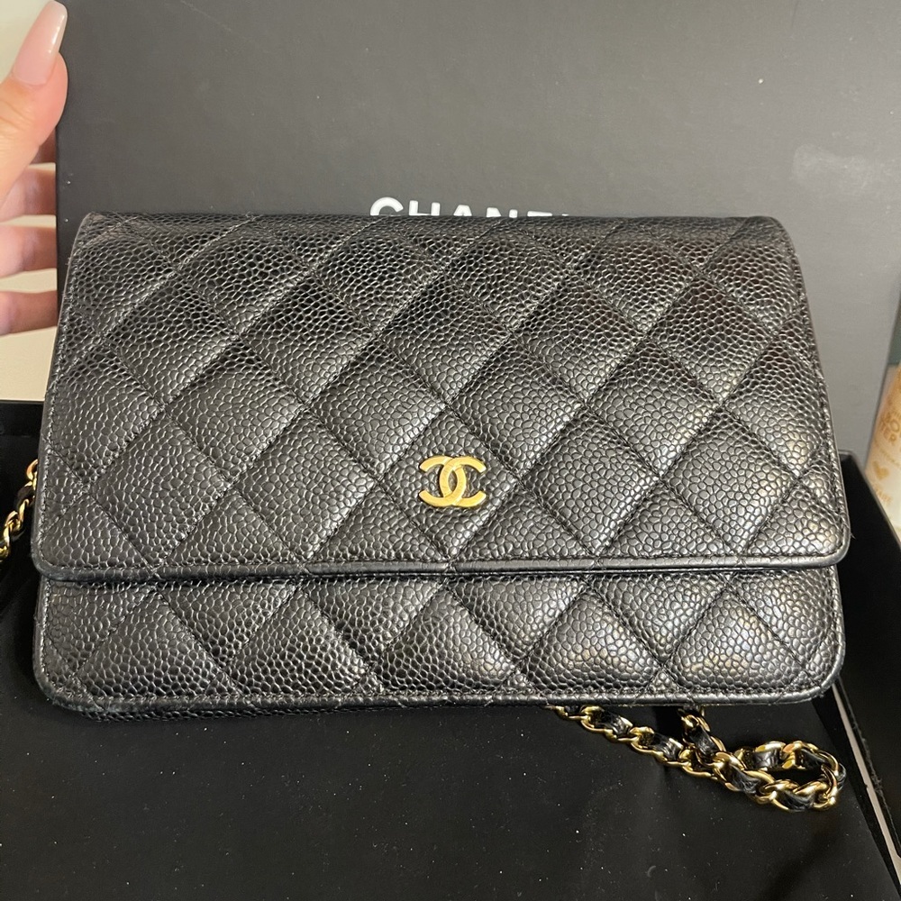 ❌❌SOLD❌❌SOLD❌❌Chanel WOC.Black caviar with ghw.